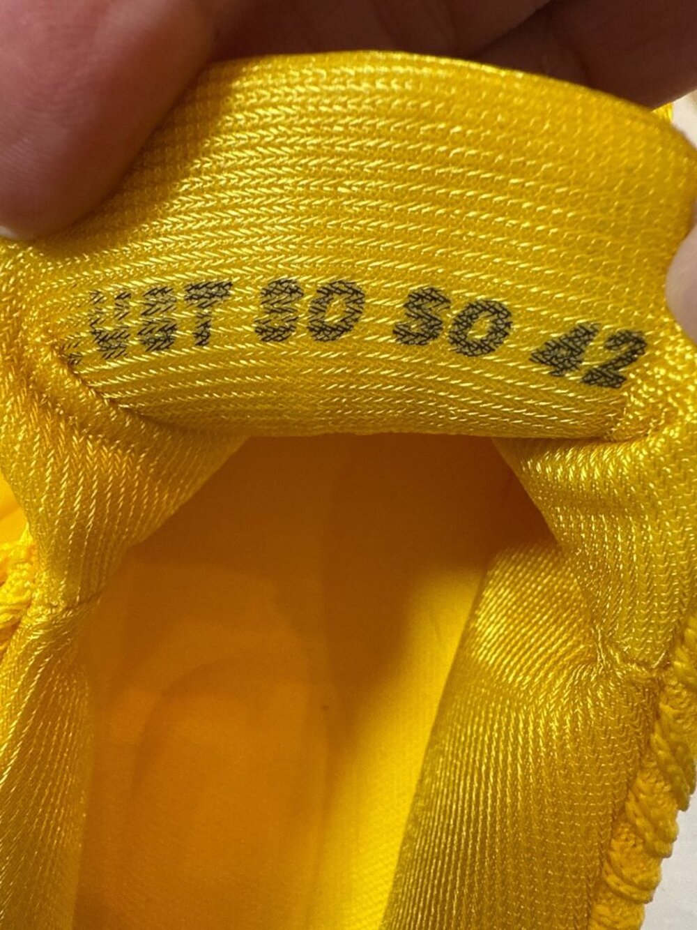 Just So Mens US 9 Lightweight Yellow Walking Sneakers With Strap Detail - Picture 4 of 8